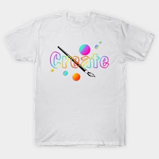 Create for the Love of it! Paint Brush T-Shirt